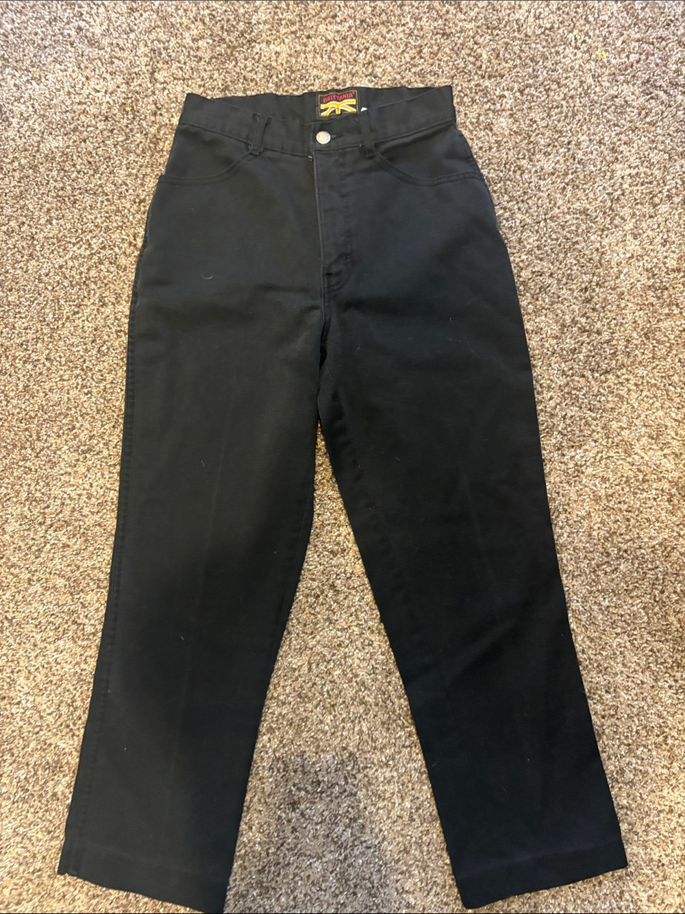Brittania High-Rise Black Juniors Jeans - Classic Fit